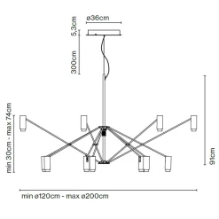 Best The W LED Pendelleuchte Hotellerie|Gastronomie