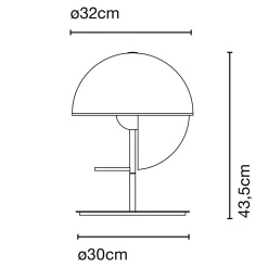 Sale Theia M LED Tischleuchte Tischleuchten|Schlafzimmer