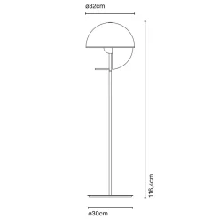 Hot Theia P LED Stehleuchte Stehleuchten|Schlafzimmer