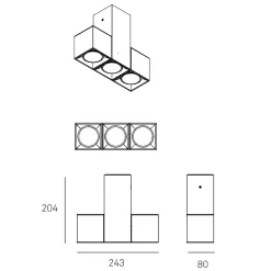 Discount Dau Spot Deckenstrahler, verstellbar Strahler|Wohnzimmer