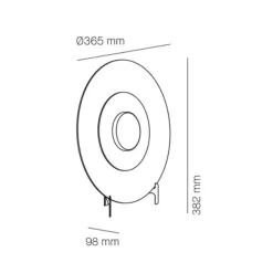 Hot Halos LED Tischleuchte Tischleuchten|Schlafzimmer