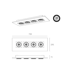 Hot Marc LED Deckenstrahler Strahler|Objektbeleuchtung