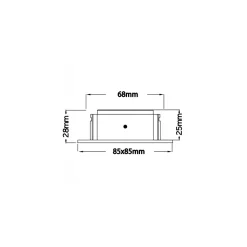 Discount MOBiDIM COB Slim Q 9 W LED Einbaustrahler Strahler|Einbauleuchten