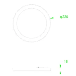 MULTILED Panel 220 R, Sensor Strahler|Einbauleuchten