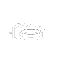 Discount Ringline LED Wandleuchte Wandleuchten|Wandleuchten