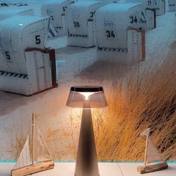 Online SunGlow LED Akkuleuchte mit Leuchtenschirm Terrassen|Dekorative Leuchten