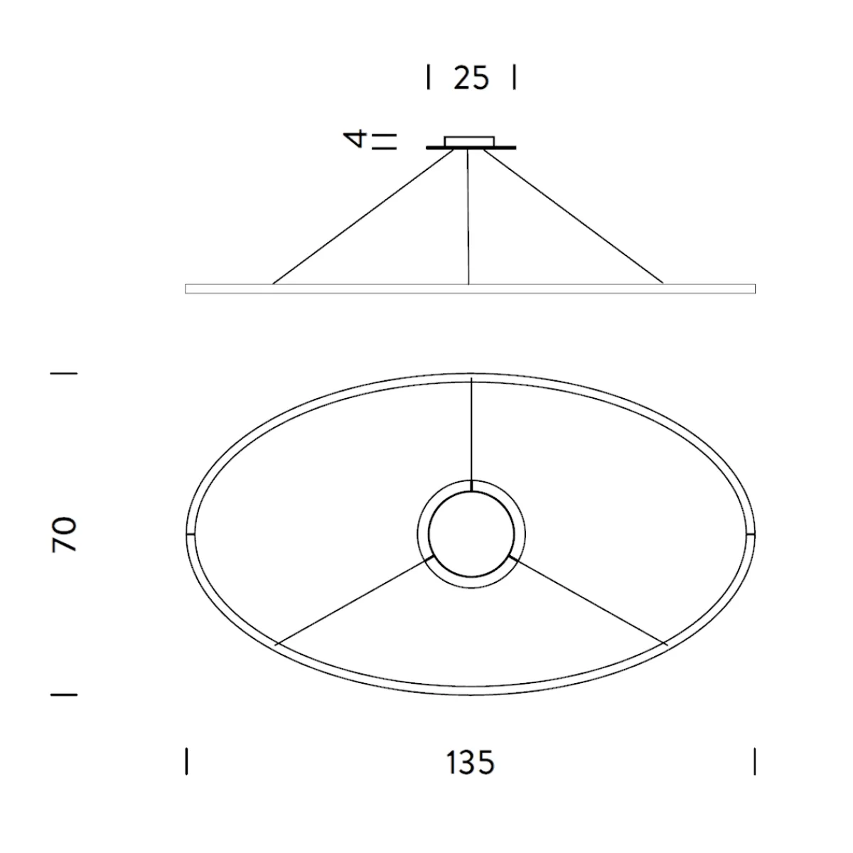 Clearance Ellisse Major Sospensione Pendelleuchten|Wohnzimmer