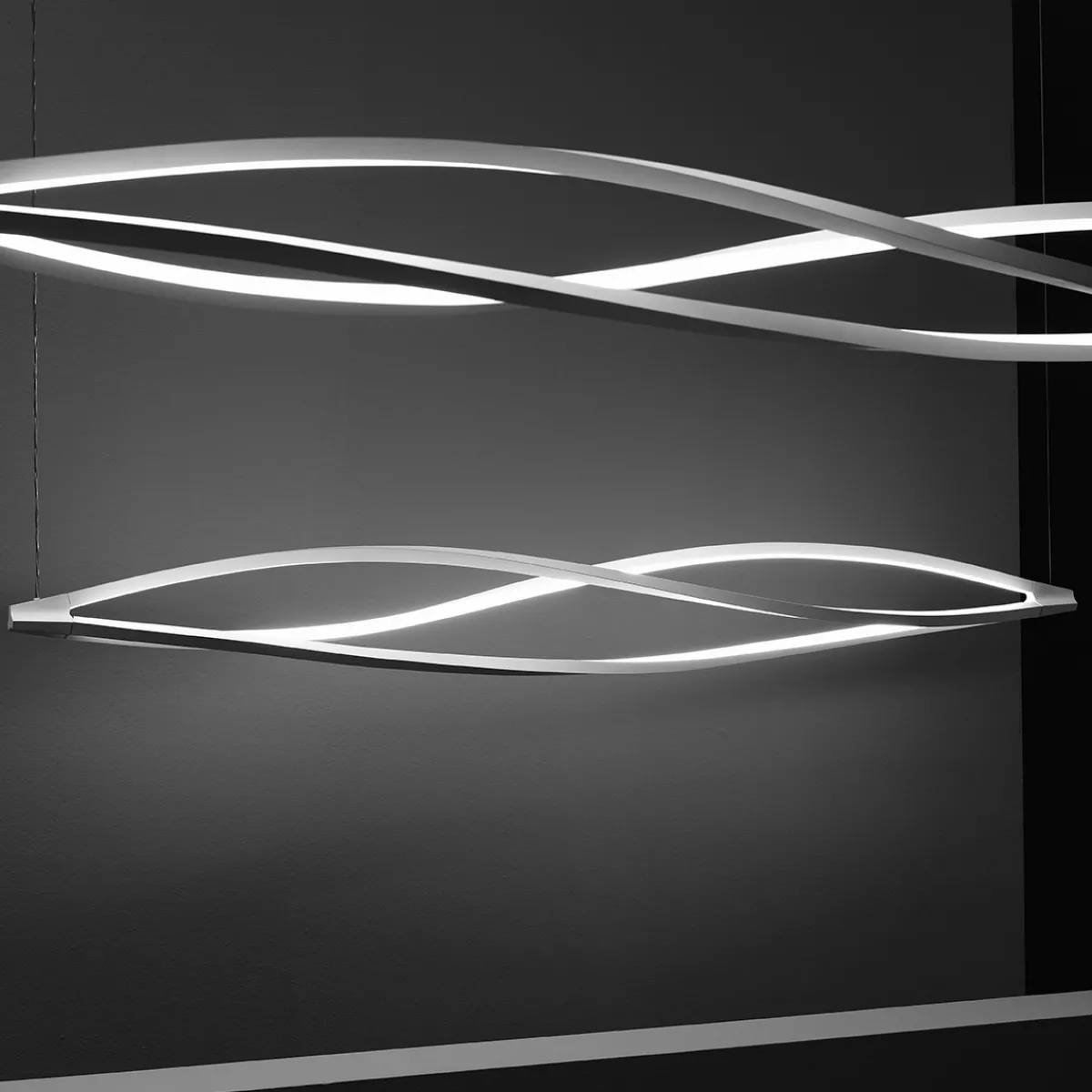 Hot In The Wind Horizontal LED Sospensione Pendelleuchten