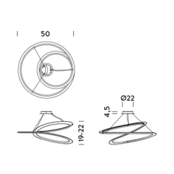 Sale Kepler Petite LED Sospensione Downlight Essbereiche|Pendelleuchten