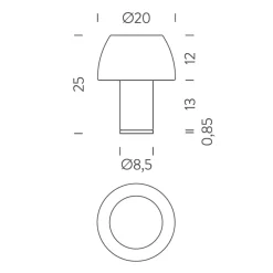 Clearance Lorosae LED Akkuleuchte Terrassen|Dekorative Leuchten