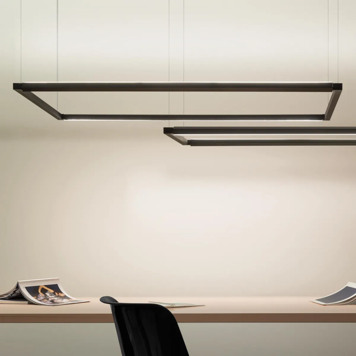 New Spigolo Horizontal LED Sospensione Pendelleuchten