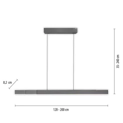 Discount PURE Moto-Rise LED Pendelleuchte mit e-SLIDE, e-LIFT und CCT Küche|Essbereiche