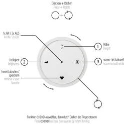 Outlet PURE E-Motion LED Pendelleuchte mit e-LIFT und CCT Essbereiche|Pendelleuchten