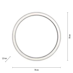 New PURE Lines Round LED Deckenleuchte mit CCT Deckenleuchten|Schlafzimmer