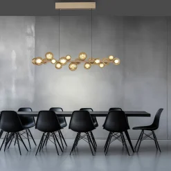 Hot PURE E-Popup LED Pendelleuchte mit e-LIFT und CCT Pendelleuchten|Objektbeleuchtung