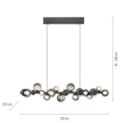 Hot PURE E-Popup LED Pendelleuchte mit e-LIFT und CCT Pendelleuchten|Objektbeleuchtung