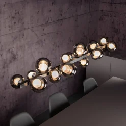 Hot PURE E-Popup LED Pendelleuchte mit e-LIFT und CCT Pendelleuchten|Objektbeleuchtung