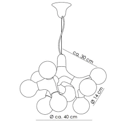 Online DNA Quattro 9.3 Pendelleuchte Pendelleuchten|Wohnzimmer