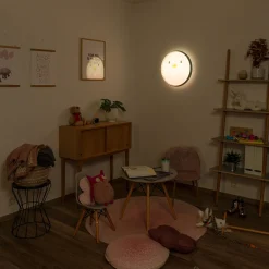 Discount Shining Eggy LED Wand- / Deckenleuchte, mit Fernbedienung Kinder Kinderzimmer|Deckenleuchten