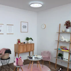 Discount Shining Eggy LED Wand- / Deckenleuchte, mit Fernbedienung Kinder Kinderzimmer|Deckenleuchten