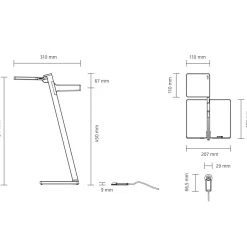 Outlet Roxxane Leggera 52 CL LED Akkutischleuchte, mit Magnetic Dock Gadgets & Technik|Wohnzimmer