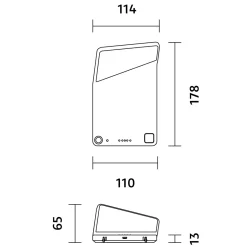Discount Winglet CL LED Akku-Wandleuchte Treppen|Schlafzimmer