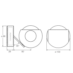 Online io 3d pico up C Wand- / Deckenleuchte, 2700 K Wandleuchten|Deckenleuchten