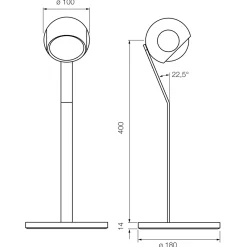 Best io 3d tavolo C Tischleuchte, 2700 K Schlafzimmer|Tischleuchten