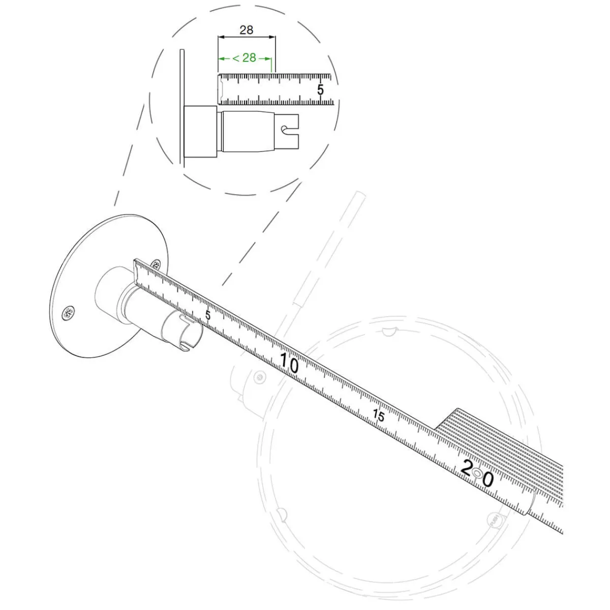 Clearance Langer B15d Adapter für clipLED für Sento und Puro Leuchtenzubehör|Ersatzteile