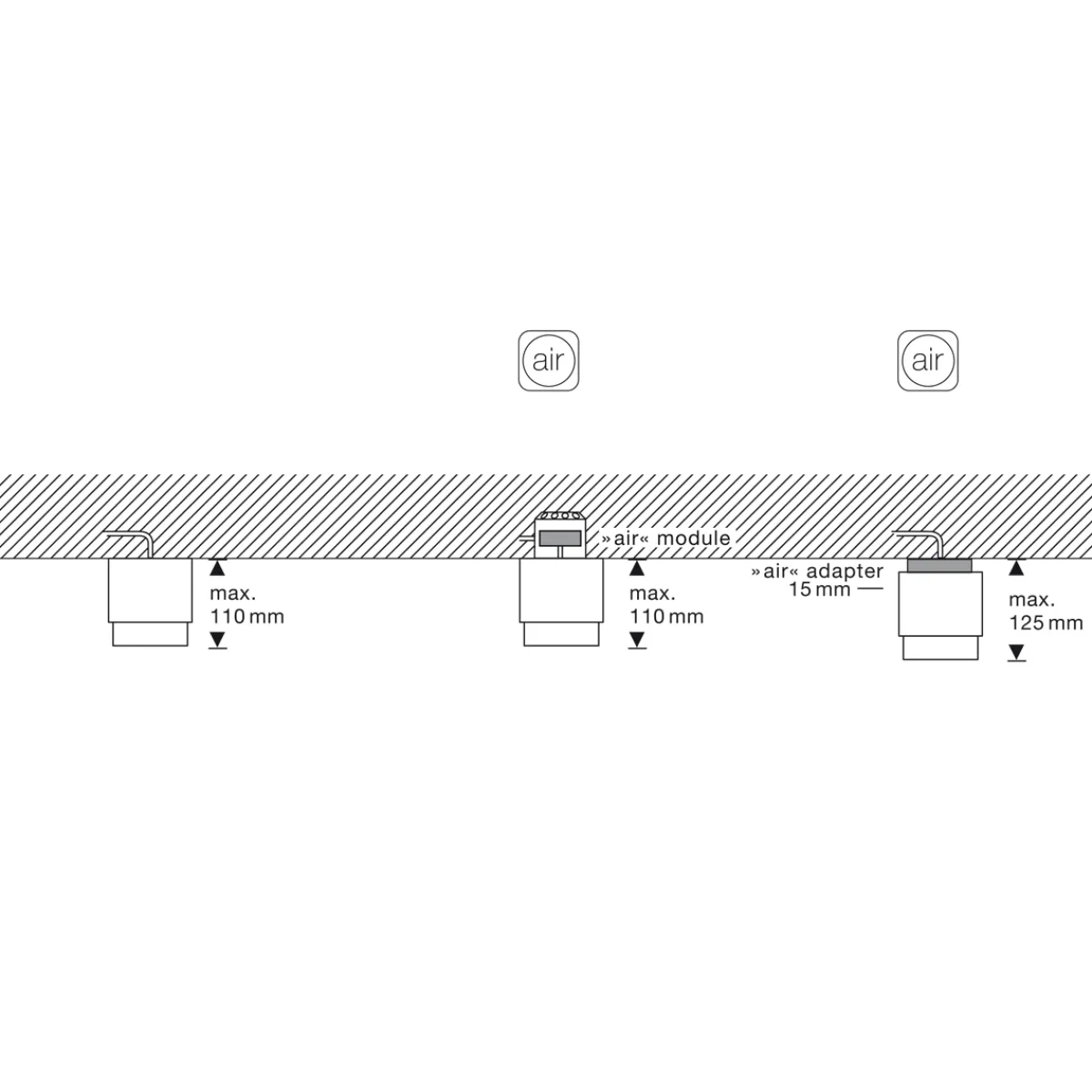 Sale lui alto v Volt Z Deckenstrahler, 2700 K Strahler|Downlights