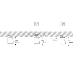 Clearance lui volto Volt Z Deckenstrahler, 2700 K Shopbeleuchtung|Museen/Showrooms