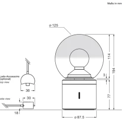 Clearance Luna pura LED Akkuleuchte Hotellerie|Gastronomie
