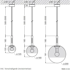 Discount Luna sospeso fix up LED Pendelleuchte Hotellerie|Gastronomie