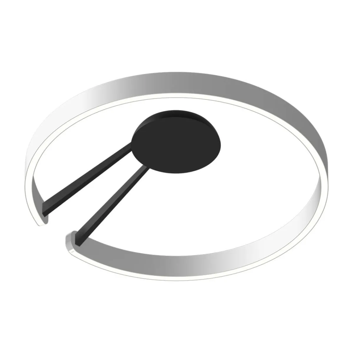 Discount Mito aura 60 wide LED Wand- / Deckenleuchte, Base: schwarz matt Wandleuchten|Deckenleuchten