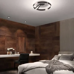 Discount Mito aura 60 wide LED Wand- / Deckenleuchte, Base: schwarz matt Wandleuchten|Deckenleuchten