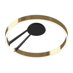 Discount Mito aura 60 wide LED Wand- / Deckenleuchte, Base: schwarz matt Wandleuchten|Deckenleuchten