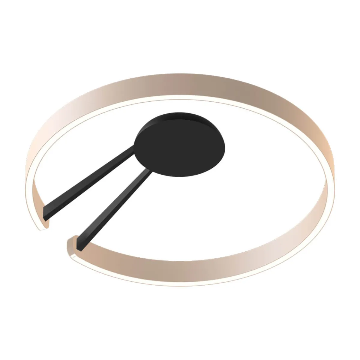 Discount Mito aura 60 wide LED Wand- / Deckenleuchte, Base: schwarz matt Wandleuchten|Deckenleuchten