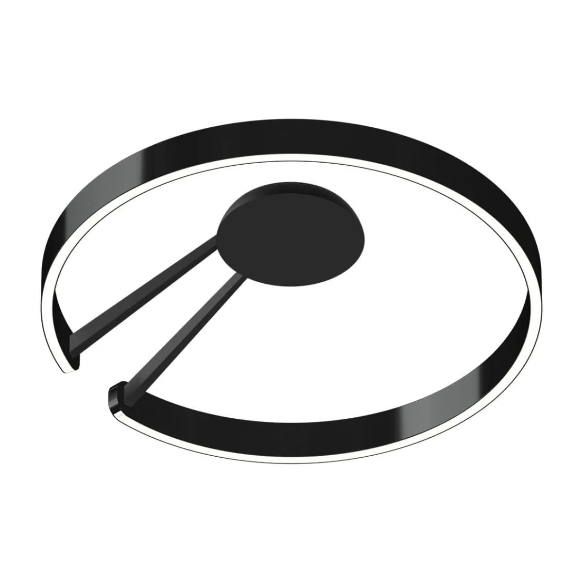 Discount Mito aura 60 wide LED Wand- / Deckenleuchte, Base: schwarz matt Wandleuchten|Deckenleuchten