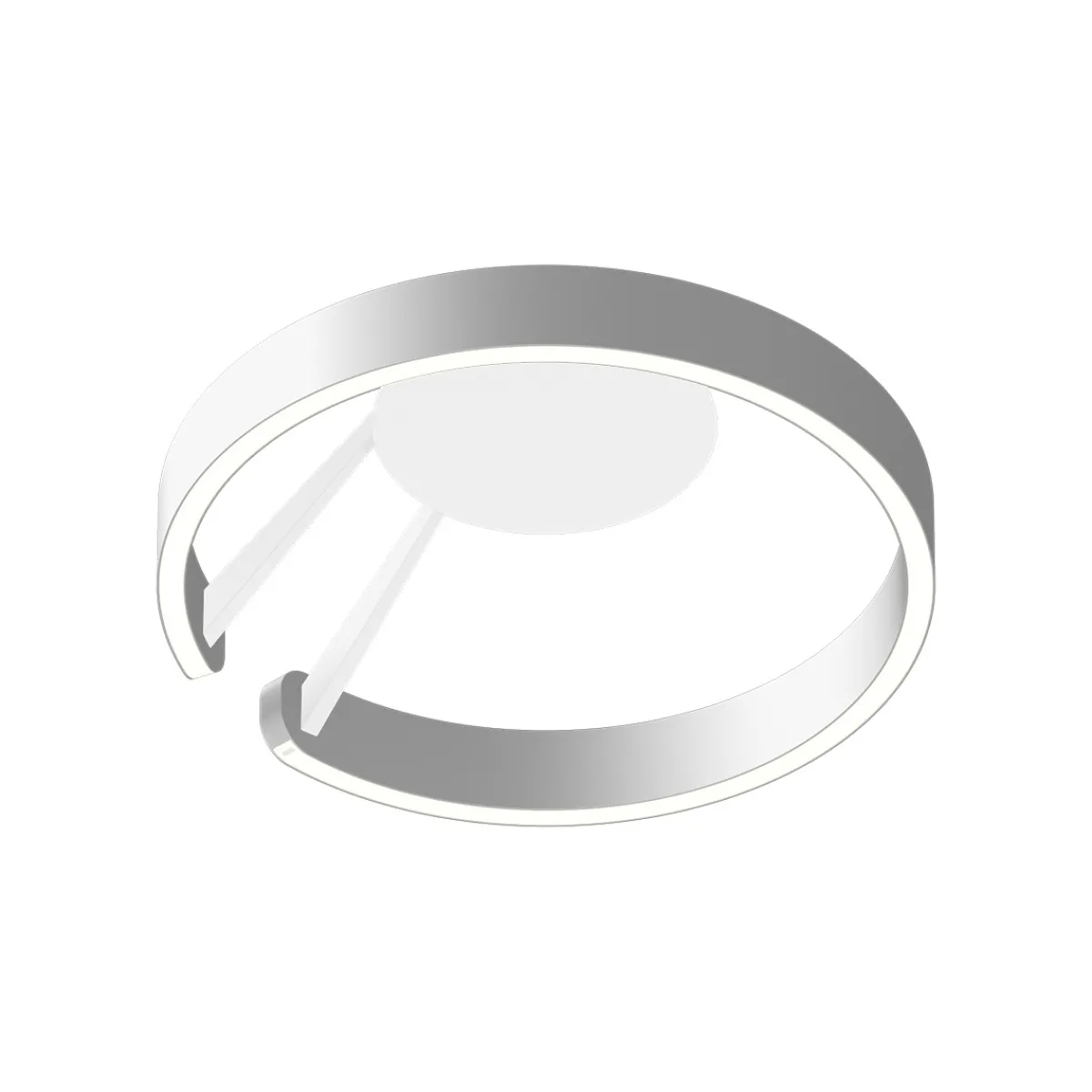 New Mito aura 40 wide LED Wand- / Deckenleuchte, Base: weiß matt Hotellerie|Wandleuchten