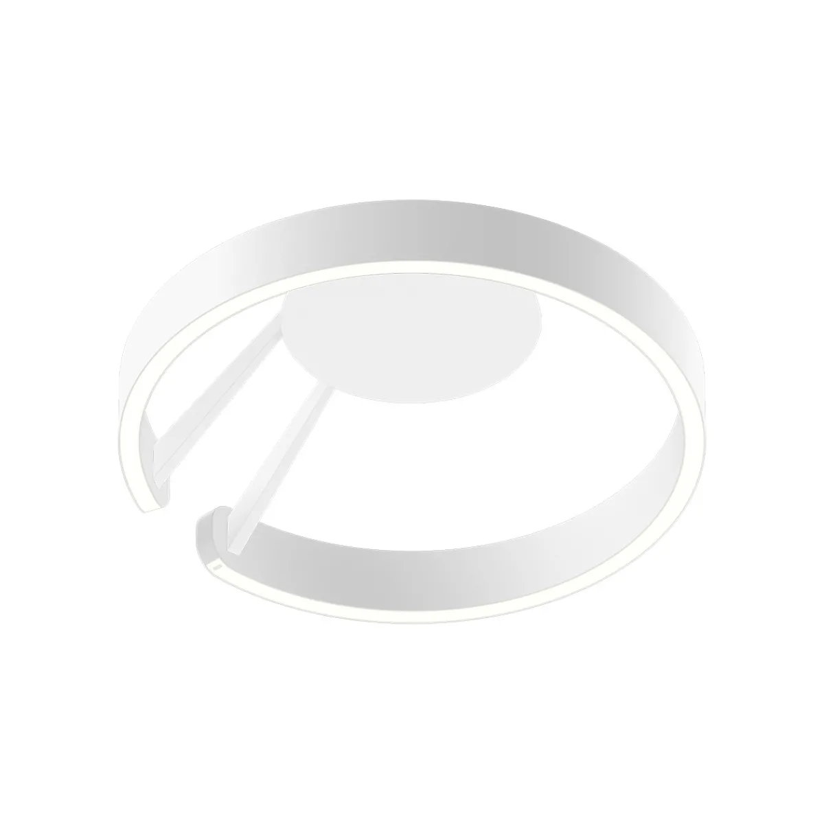 New Mito aura 40 wide LED Wand- / Deckenleuchte, Base: weiß matt Hotellerie|Wandleuchten