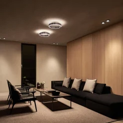 New Mito aura 40 wide LED Wand- / Deckenleuchte, Base: weiß matt Hotellerie|Wandleuchten