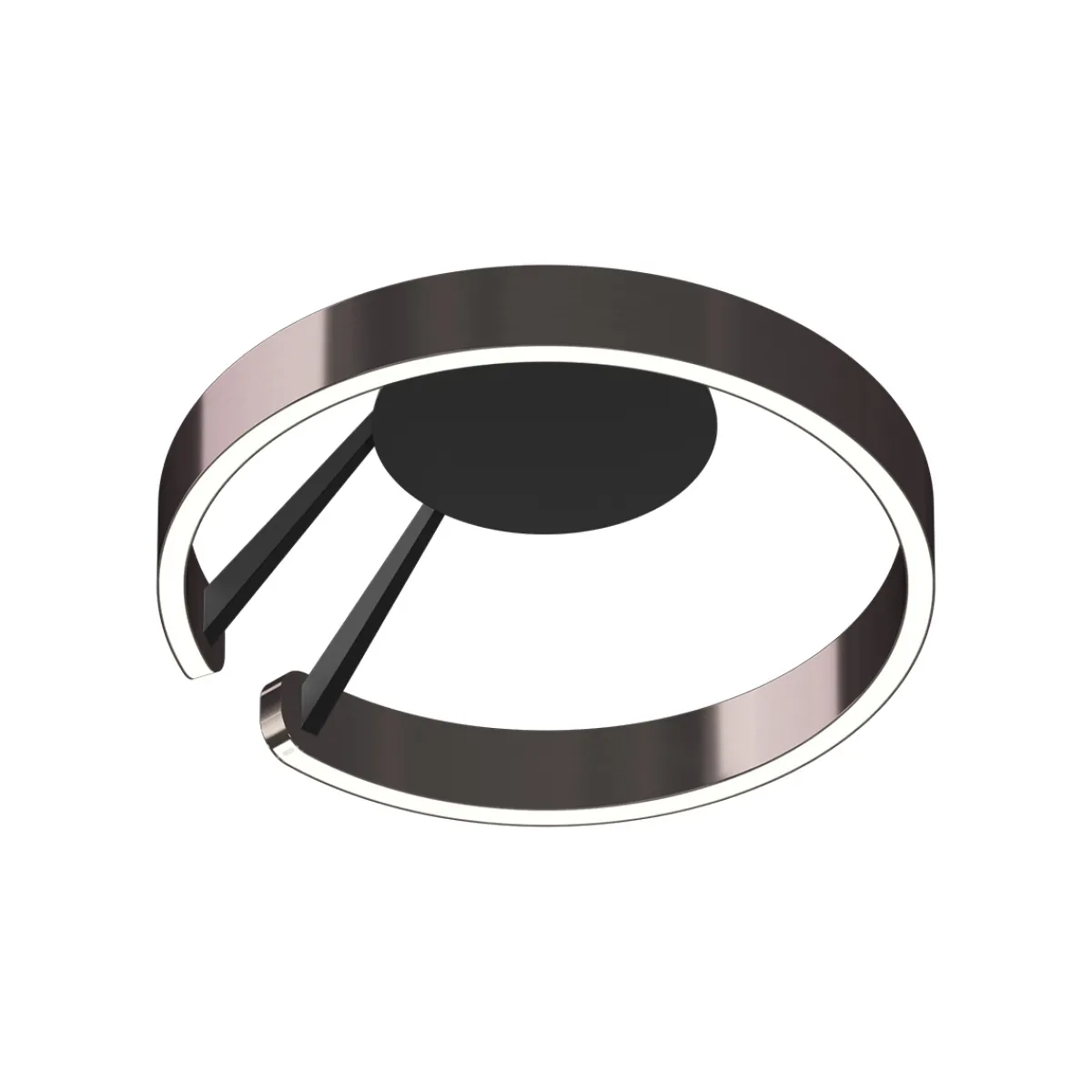 Hot Mito aura 40 wide LED Wand- / Deckenleuchte, Base: schwarz matt Hotellerie|Wandleuchten