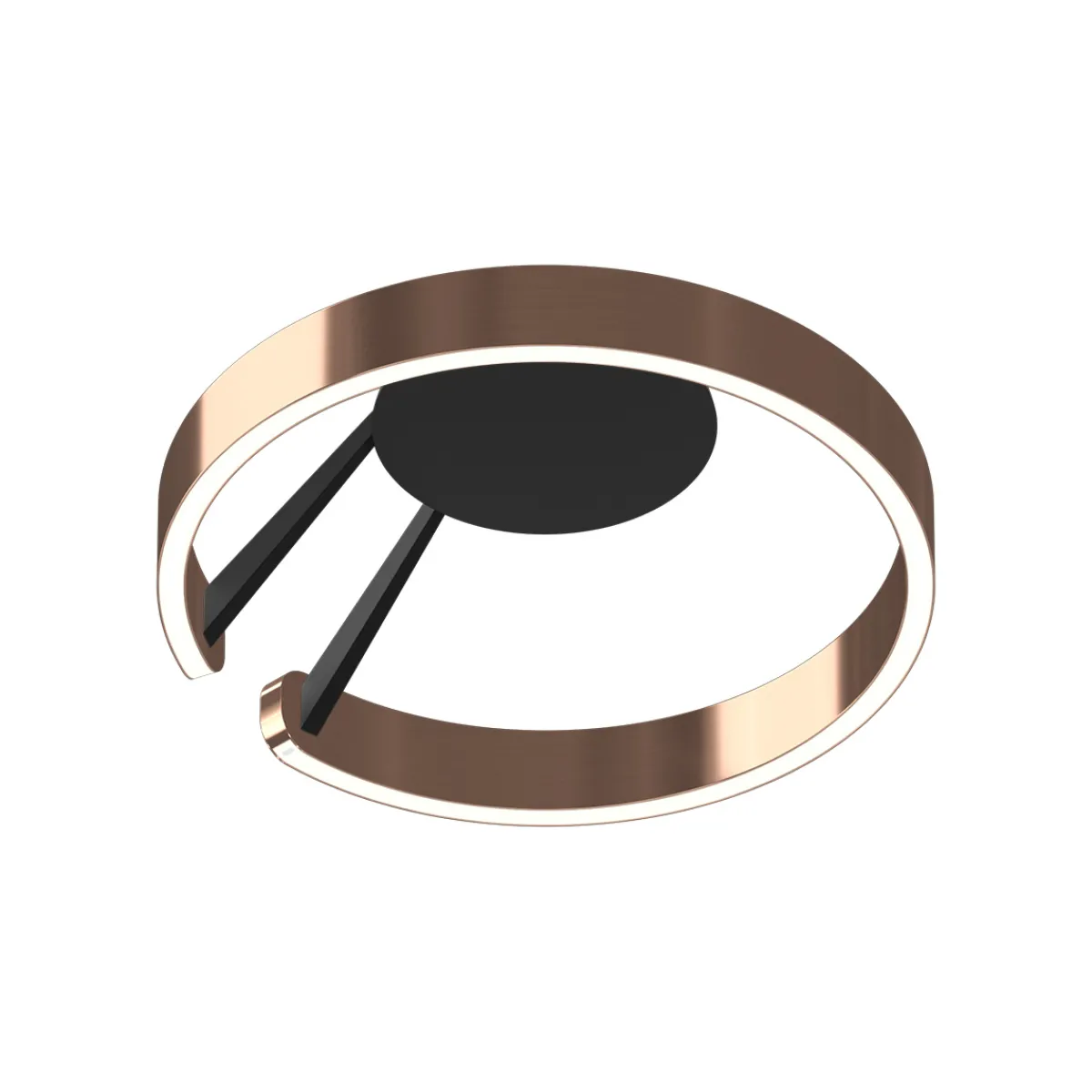 Hot Mito aura 40 wide LED Wand- / Deckenleuchte, Base: schwarz matt Hotellerie|Wandleuchten