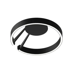 Hot Mito aura 40 wide LED Wand- / Deckenleuchte, Base: schwarz matt Hotellerie|Wandleuchten