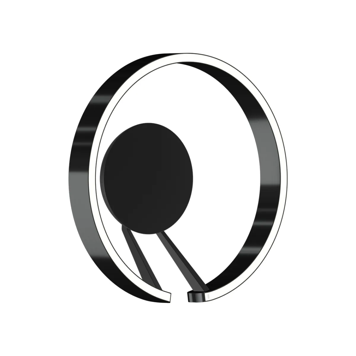 Hot Mito aura 40 wide LED Wand- / Deckenleuchte, Base: schwarz matt Hotellerie|Wandleuchten