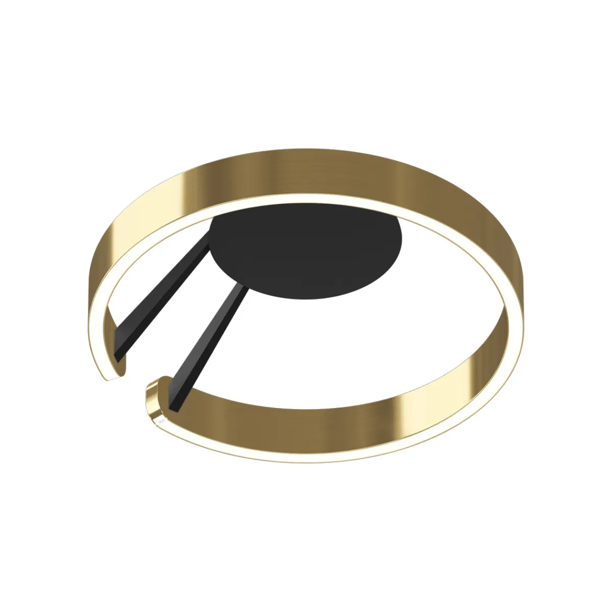 Hot Mito aura 40 wide LED Wand- / Deckenleuchte, Base: schwarz matt Hotellerie|Wandleuchten