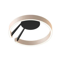 Hot Mito aura 40 wide LED Wand- / Deckenleuchte, Base: schwarz matt Hotellerie|Wandleuchten