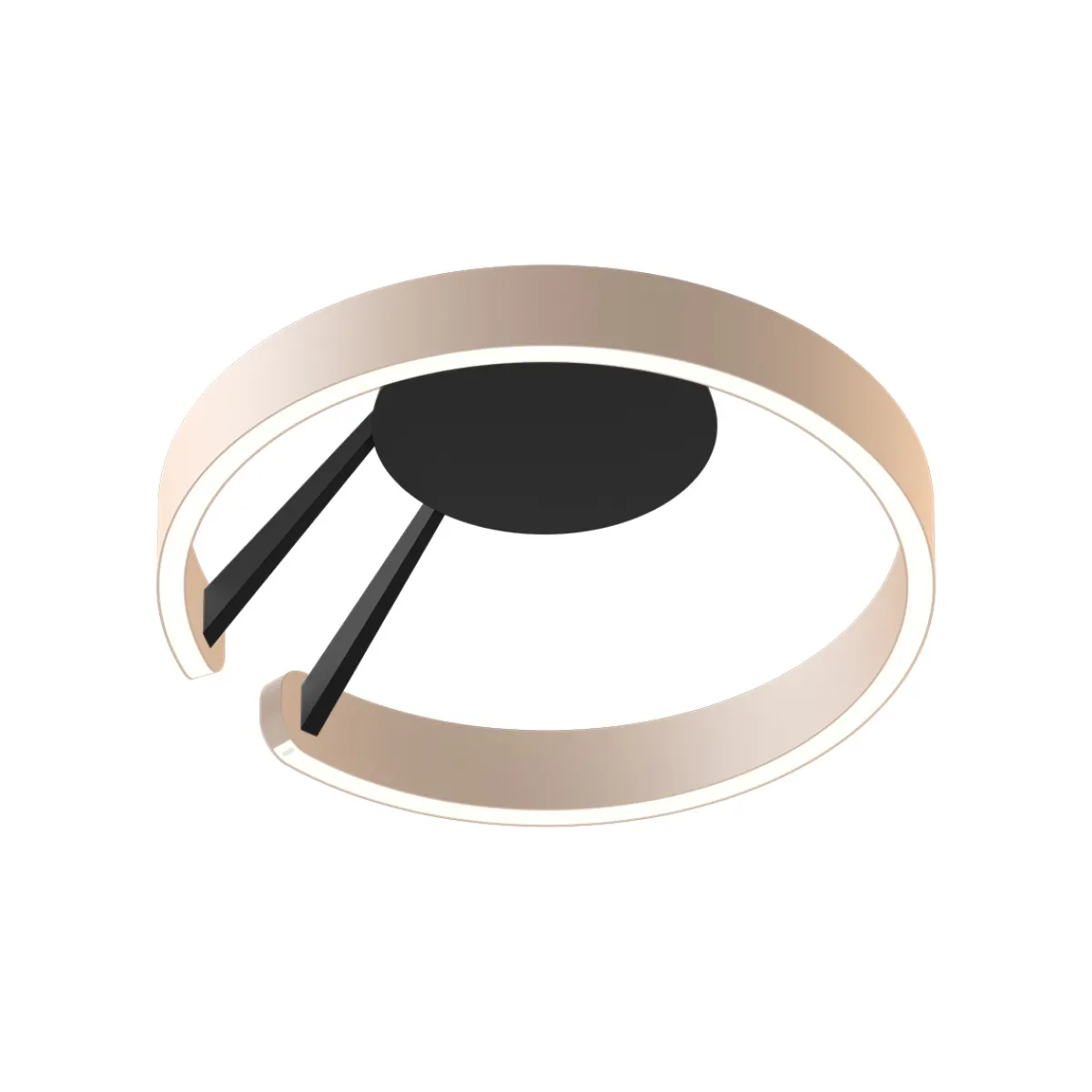 Hot Mito aura 40 wide LED Wand- / Deckenleuchte, Base: schwarz matt Hotellerie|Wandleuchten