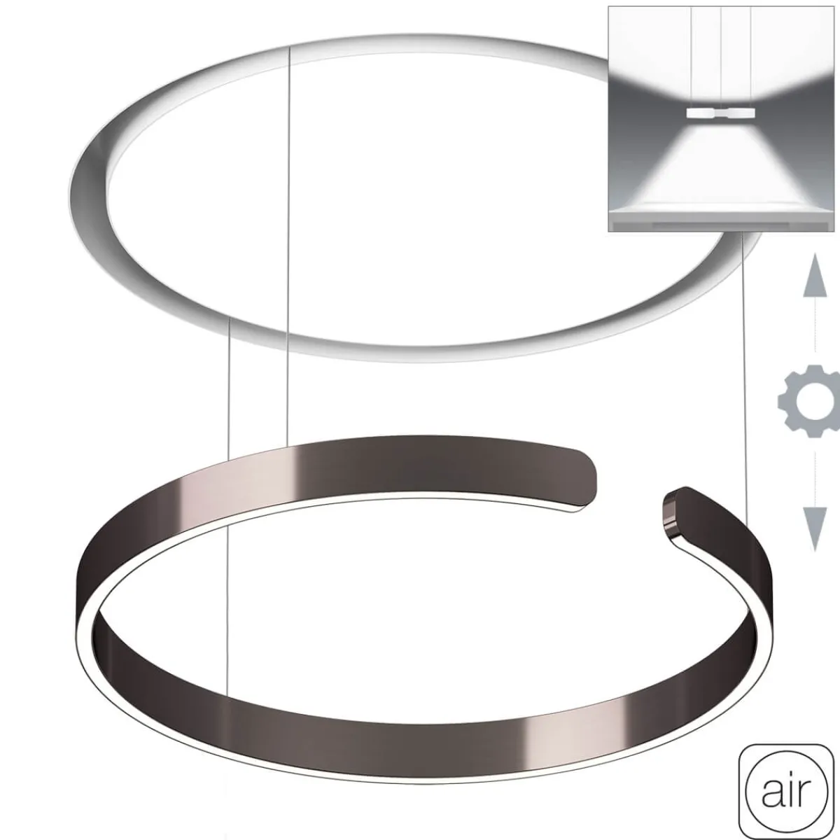 Online Mito cosmo 60 move "air" wide Pendelleuchte Hotellerie|Gastronomie