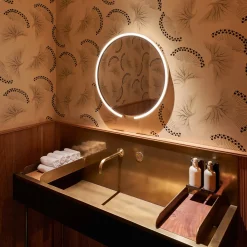 Outlet Mito sfera 60 wide Wand- / Spiegelleuchte, Spiegel klar Spiegel|Hotellerie